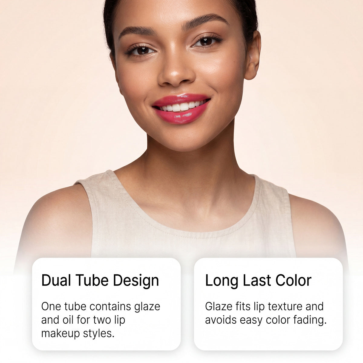 2-in-1 Long-Lasting Lip Gloss