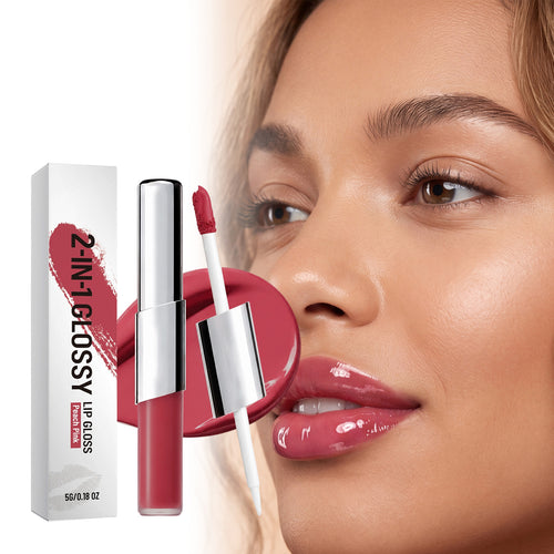 2-in-1 Long-Lasting Lip Gloss